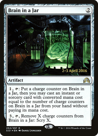 Brain in a Jar [Shadows over Innistrad Prerelease Promos] - The Mythic Store | 24h Order Processing