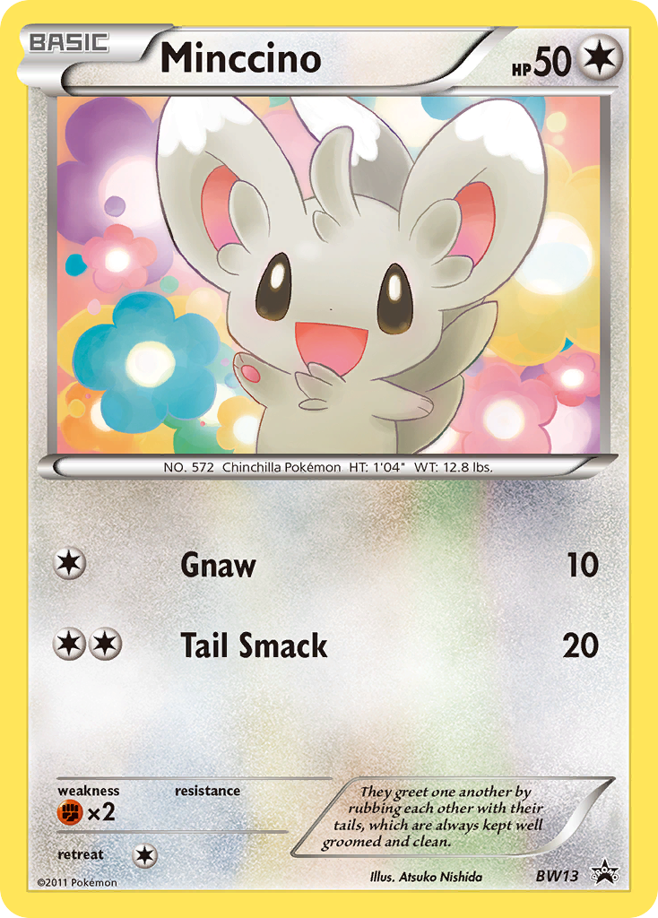 Minccino (BW13) (Cracked Ice Holo) [Black & White: Black Star Promos] - The Mythic Store | 24h Order Processing