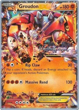 Groudon EX (85/160) (Primal Groudon - Alejandro Ng-Guzman) [World Championships 2015] - The Mythic Store | 24h Order Processing