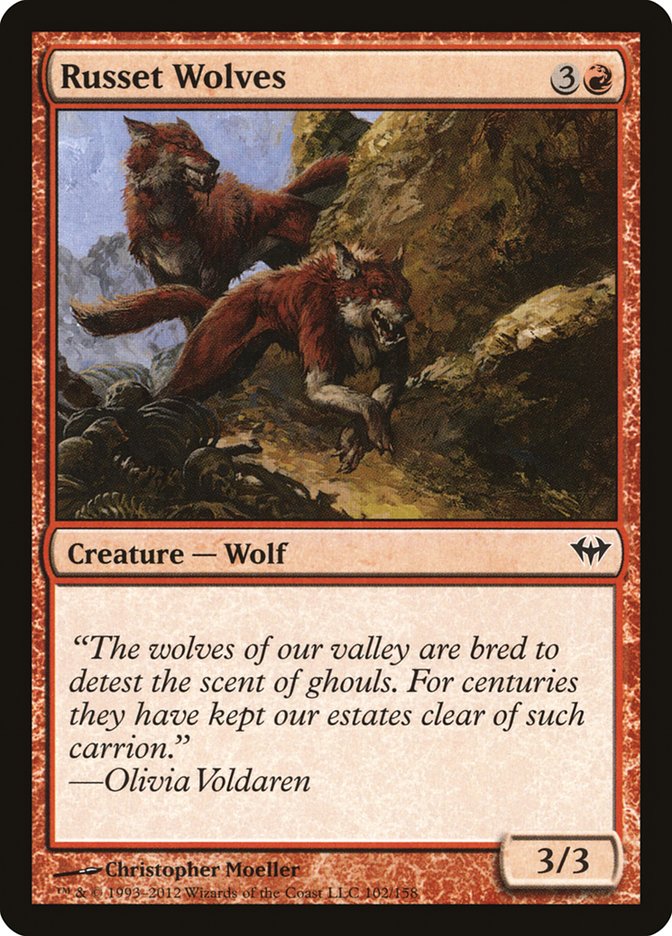 Russet Wolves [Dark Ascension] - The Mythic Store | 24h Order Processing