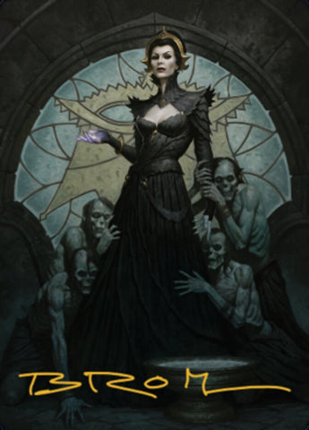 Liliana of the Veil Art Card (Gold-Stamped Signature) [Dominaria United Art Series] - The Mythic Store | 24h Order Processing