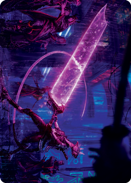 Enormous Energy Blade Art Card [Kamigawa: Neon Dynasty Art Series] - The Mythic Store | 24h Order Processing