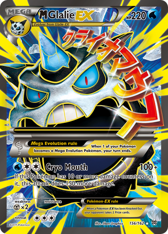 M Glalie EX (156/162) [XY: BREAKthrough] - The Mythic Store | 24h Order Processing