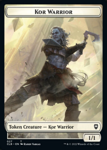 Kor Warrior // Treasure Double-Sided Token [Commander Legends: Battle for Baldur's Gate Tokens] - The Mythic Store | 24h Order Processing