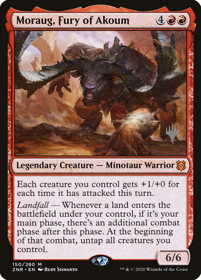 Moraug, Fury of Akoum (Promo Pack) [Zendikar Rising Promos] - The Mythic Store | 24h Order Processing