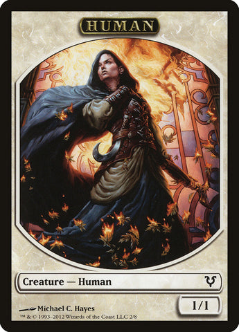 Human Token (2/8) [Avacyn Restored Tokens] - The Mythic Store | 24h Order Processing