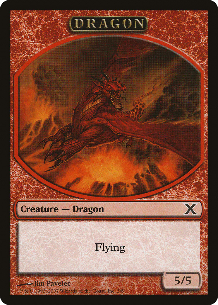 Dragon Token [Tenth Edition Tokens] - The Mythic Store | 24h Order Processing