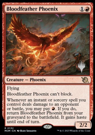 Bloodfeather Phoenix (Promo Pack) [March of the Machine Promos] - The Mythic Store | 24h Order Processing