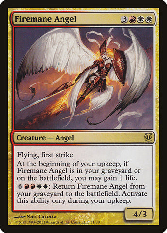 Firemane Angel [Duel Decks: Ajani vs. Nicol Bolas] - The Mythic Store | 24h Order Processing