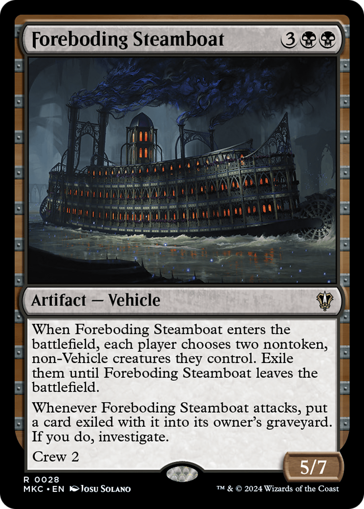 Foreboding Steamboat [Murders at Karlov Manor Commander] - The Mythic Store | 24h Order Processing