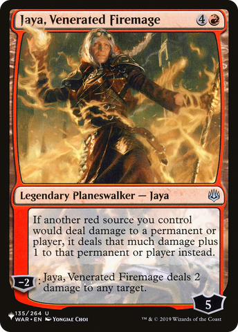 Jaya, Venerated Firemage [The List] - The Mythic Store | 24h Order Processing