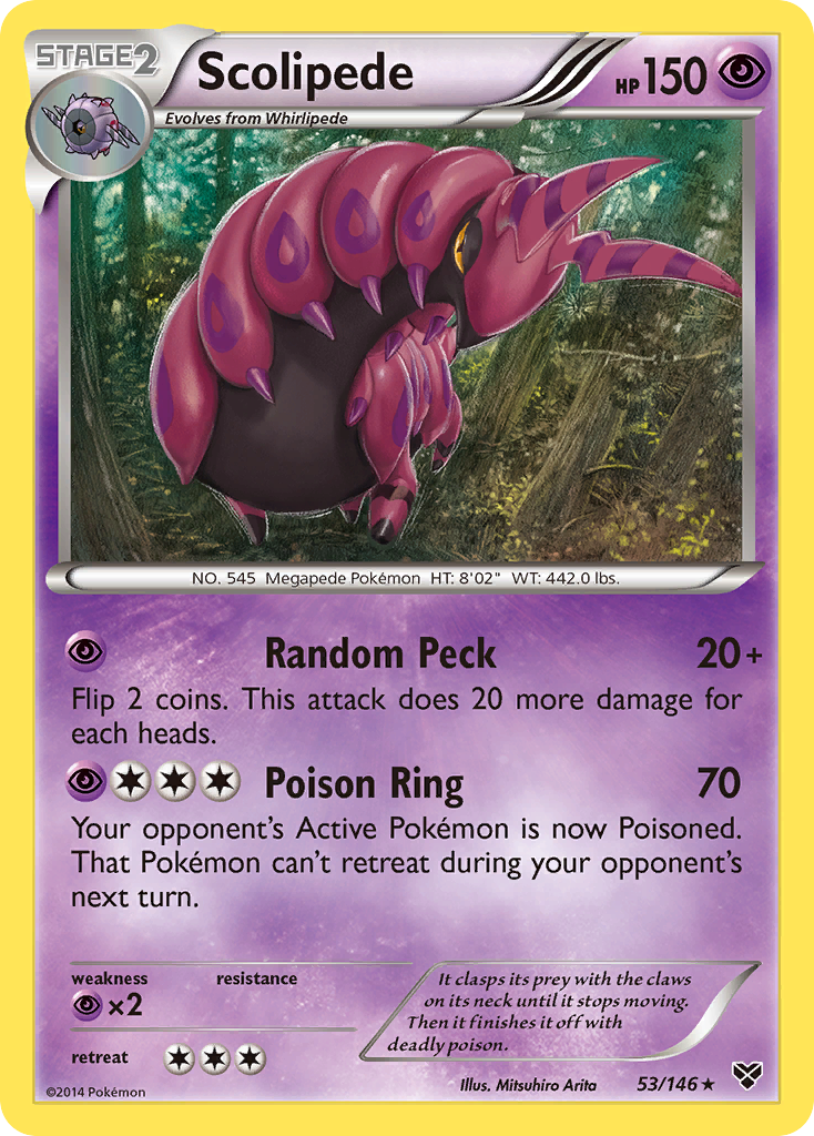 Scolipede (53/146) [XY: Base Set] - The Mythic Store | 24h Order Processing