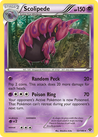 Scolipede (53/146) [XY: Base Set] - The Mythic Store | 24h Order Processing