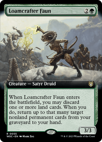 Loamcrafter Faun (Extended Art) [Wilds of Eldraine Commander] - The Mythic Store | 24h Order Processing