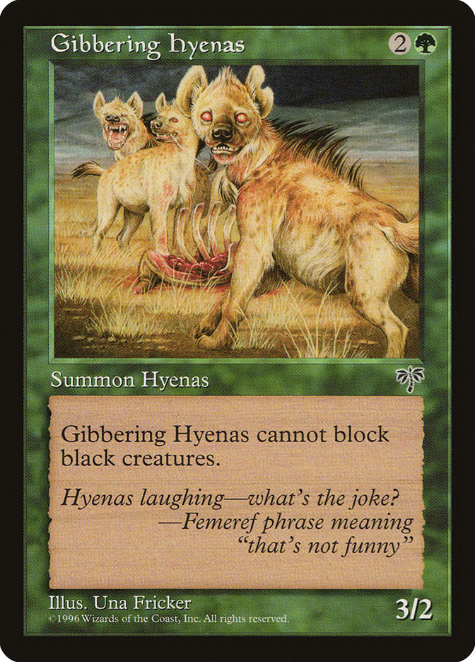 Gibbering Hyenas [Mirage] - The Mythic Store | 24h Order Processing