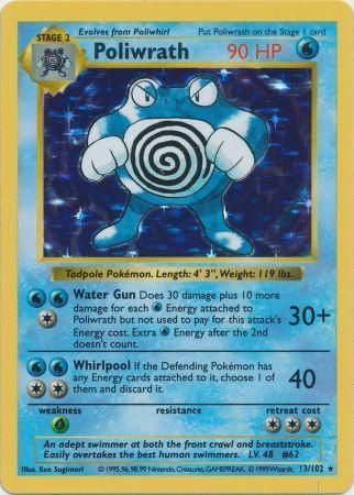 Poliwrath (13/102) [Base Set Shadowless Unlimited] - The Mythic Store | 24h Order Processing