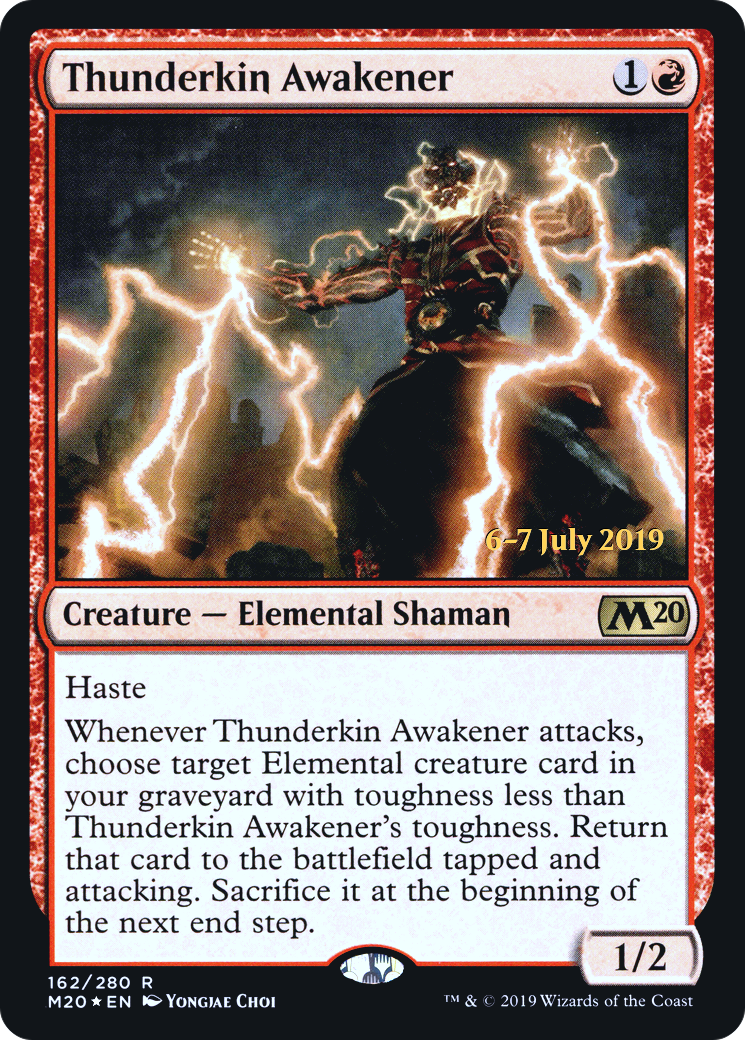 Thunderkin Awakener [Core Set 2020 Prerelease Promos] - The Mythic Store | 24h Order Processing