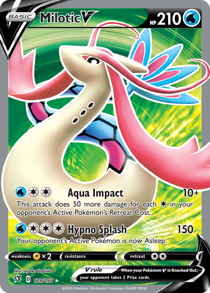 Milotic V (179/192) [Sword & Shield: Rebel Clash] - The Mythic Store | 24h Order Processing