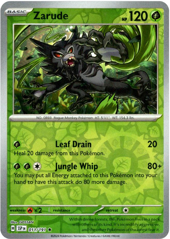 Zarude (011/191) [Scarlet & Violet: Surging Sparks] - The Mythic Store | 24h Order Processing