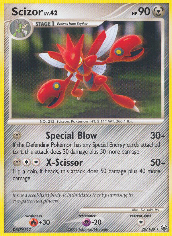 Scizor (29/100) [Diamond & Pearl: Majestic Dawn] - The Mythic Store | 24h Order Processing