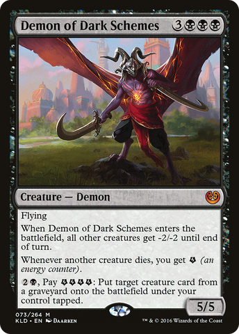 Demon of Dark Schemes [Kaladesh] - The Mythic Store | 24h Order Processing