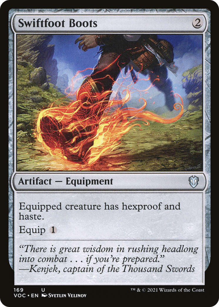 Swiftfoot Boots [Innistrad: Crimson Vow Commander] - The Mythic Store | 24h Order Processing