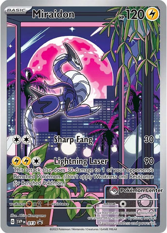 Miraidon (013) (Pokemon Center Exclusive) [Scarlet & Violet: Black Star Promos] - The Mythic Store | 24h Order Processing