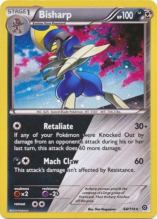 Bisharp (64/114) (Cosmos Holo) [XY: Steam Siege] - The Mythic Store | 24h Order Processing