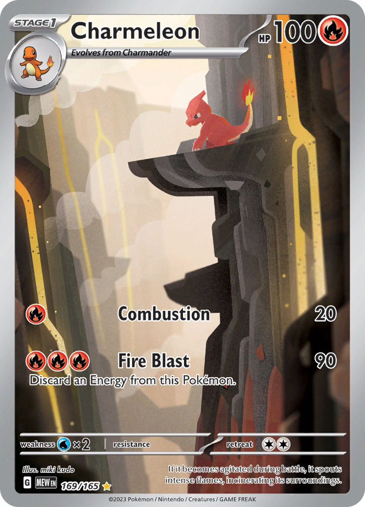 Charmeleon (169/165) [Scarlet & Violet 151] - The Mythic Store | 24h Order Processing