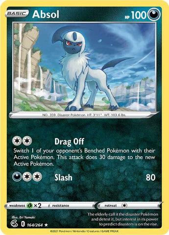 Absol (164/264) [Sword & Shield: Fusion Strike] - The Mythic Store | 24h Order Processing