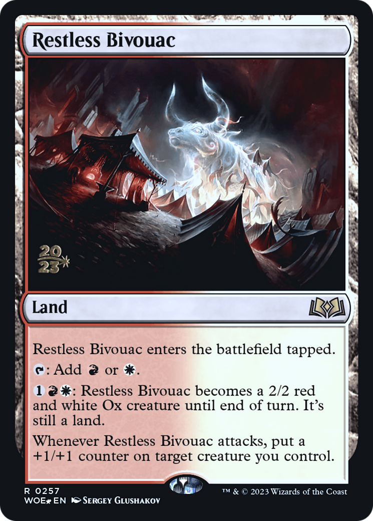 Restless Bivouac [Wilds of Eldraine Prerelease Promos] - The Mythic Store | 24h Order Processing