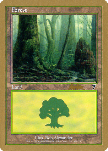 Forest (329) (Brian Kibler) [World Championship Decks 2002] - The Mythic Store | 24h Order Processing