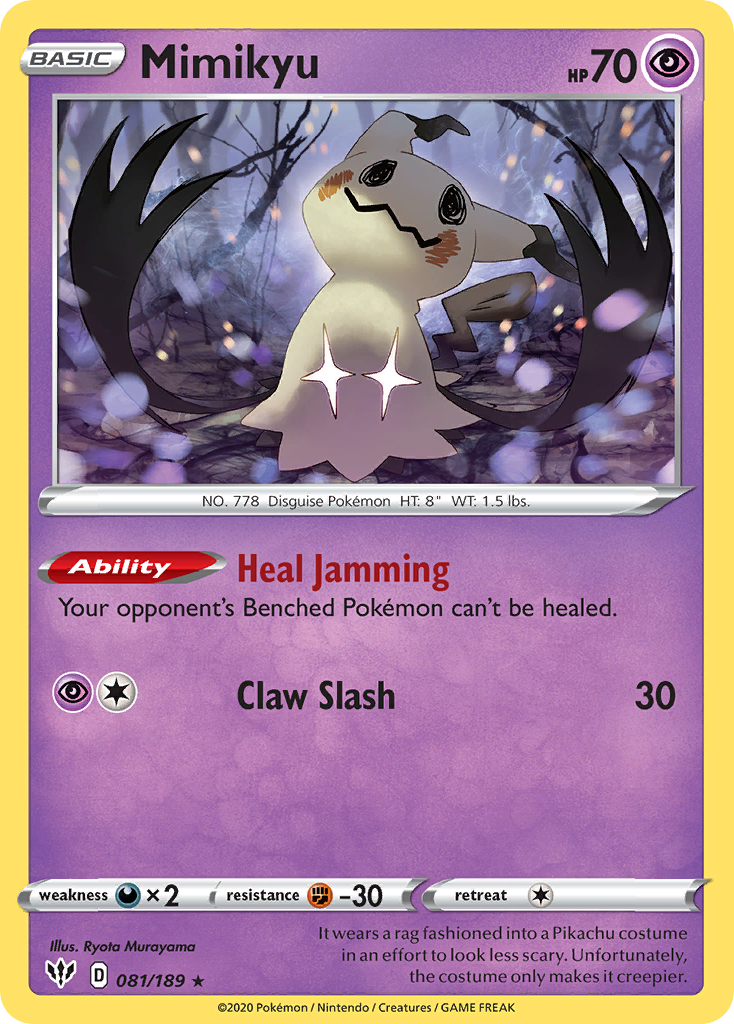 Mimikyu (081/189) [Sword & Shield: Darkness Ablaze] - The Mythic Store | 24h Order Processing