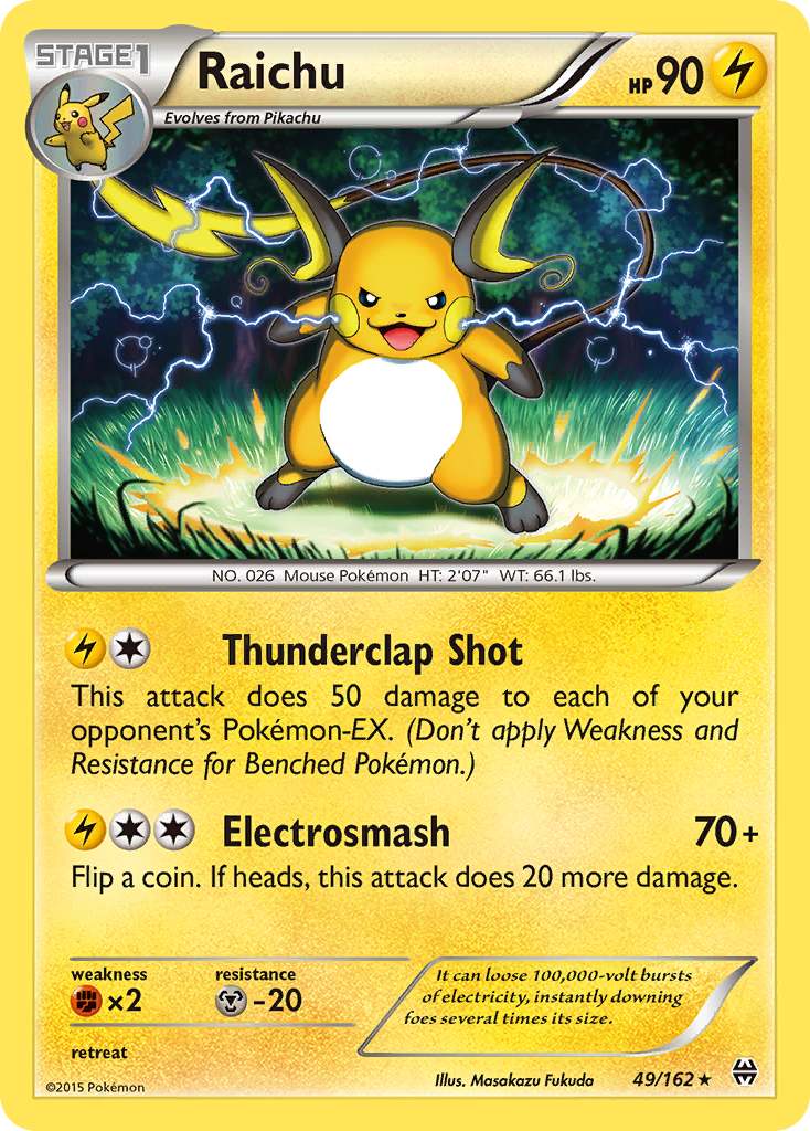 Raichu (49/162) [XY: BREAKthrough] - The Mythic Store | 24h Order Processing