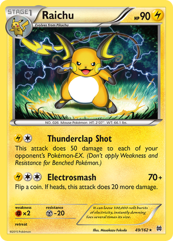 Raichu (49/162) [XY: BREAKthrough] - The Mythic Store | 24h Order Processing