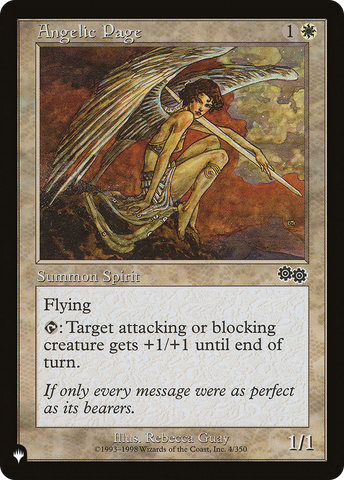 Angelic Page [The List] - The Mythic Store | 24h Order Processing