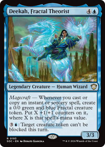 Deekah, Fractal Theorist [Secrets of Strixhaven Commander] - The Mythic Store | 24h Order Processing