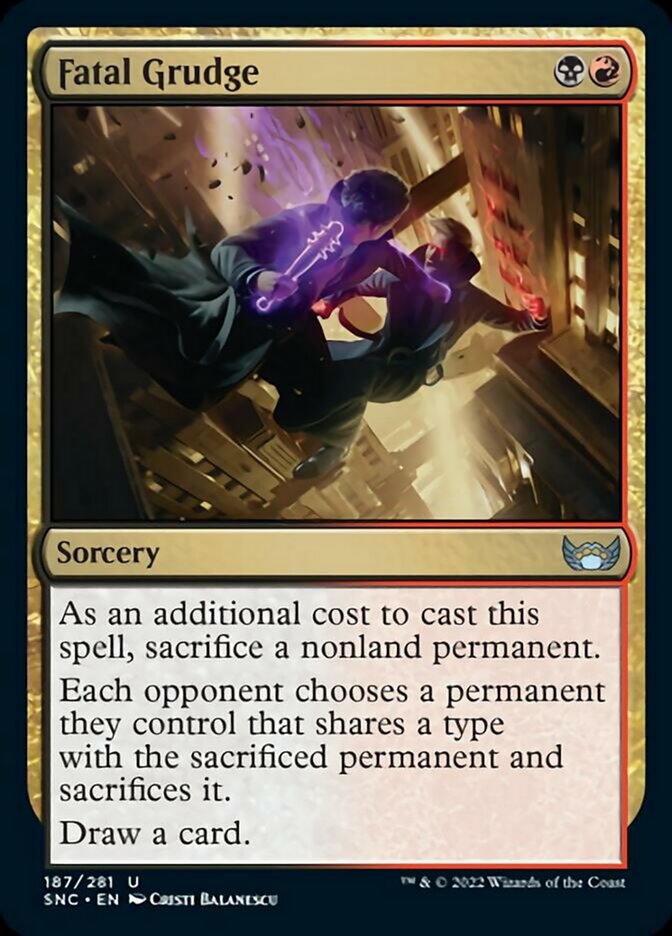 Fatal Grudge [Streets of New Capenna] - The Mythic Store | 24h Order Processing