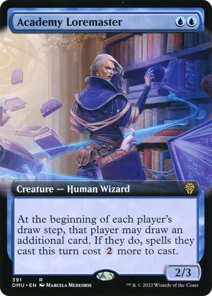 Academy Loremaster (Extended Art) [Dominaria United] - The Mythic Store | 24h Order Processing