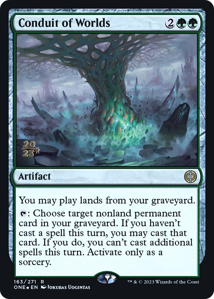 Conduit of Worlds [Phyrexia: All Will Be One Prerelease Promos] - The Mythic Store | 24h Order Processing
