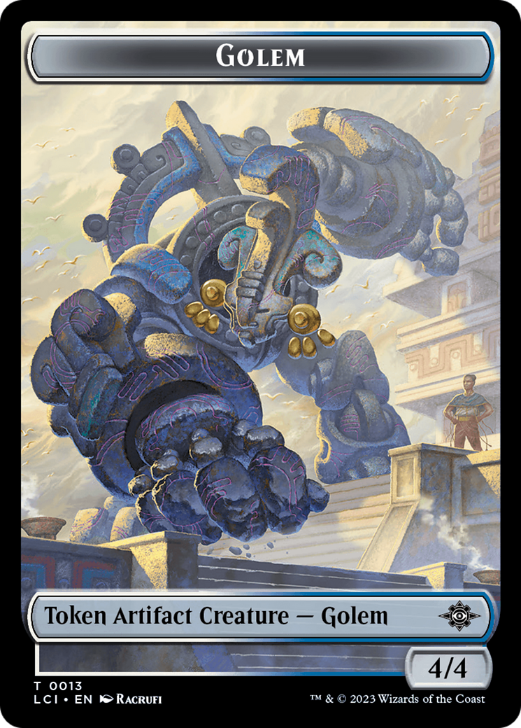 Golem Token [The Lost Caverns of Ixalan Tokens] - The Mythic Store | 24h Order Processing