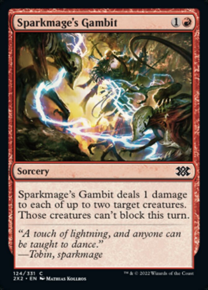 Sparkmage's Gambit [Double Masters 2022] - The Mythic Store | 24h Order Processing