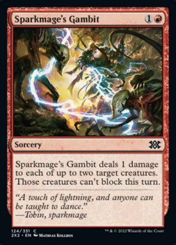 Sparkmage's Gambit [Double Masters 2022] - The Mythic Store | 24h Order Processing