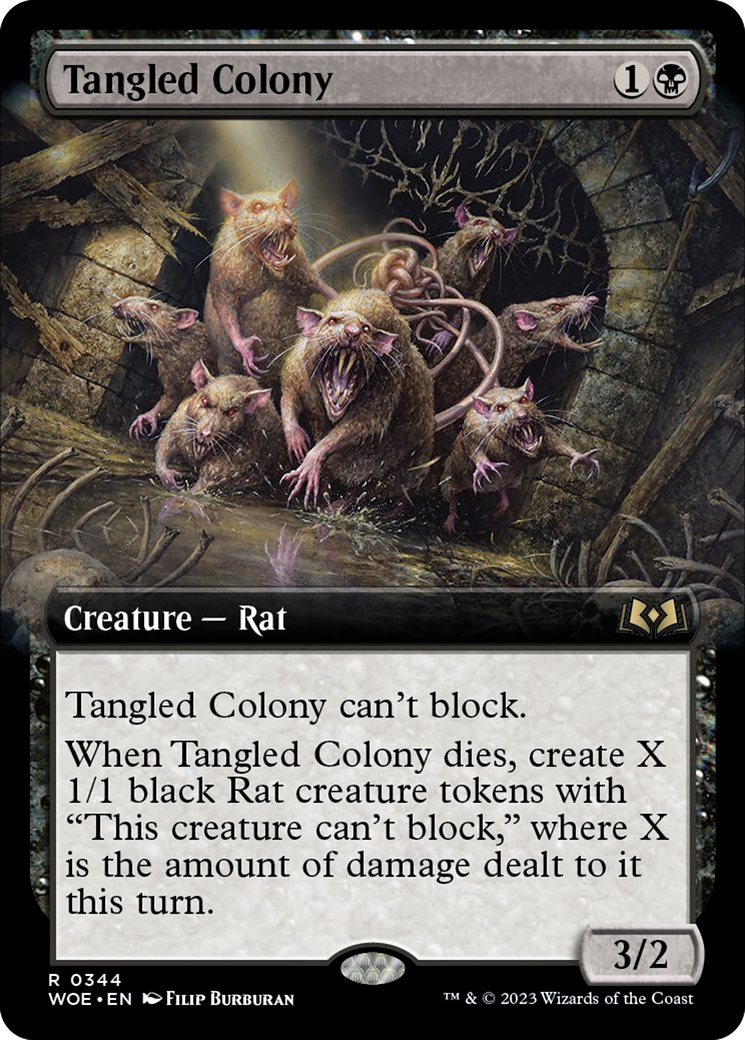 Tangled Colony (Extended Art) [Wilds of Eldraine] - The Mythic Store | 24h Order Processing