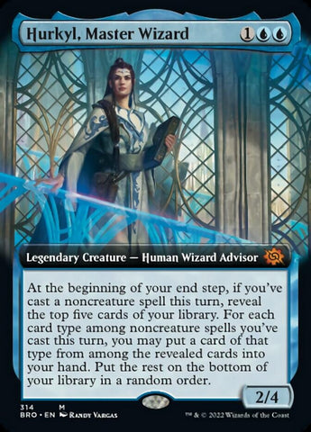 Hurkyl, Master Wizard (Extended Art) [The Brothers' War] - The Mythic Store | 24h Order Processing