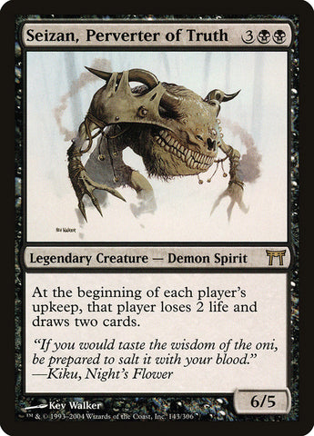 Seizan, Perverter of Truth [Champions of Kamigawa] - The Mythic Store | 24h Order Processing