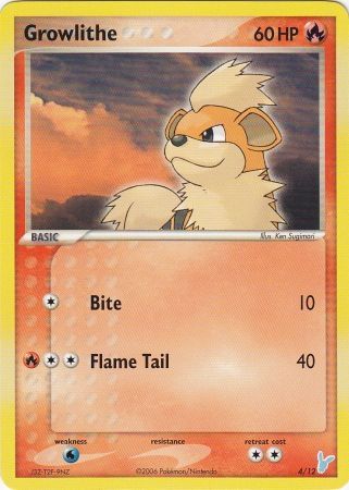 Growlithe (4/12) [EX: Trainer Kit 2 - Minun] - The Mythic Store | 24h Order Processing