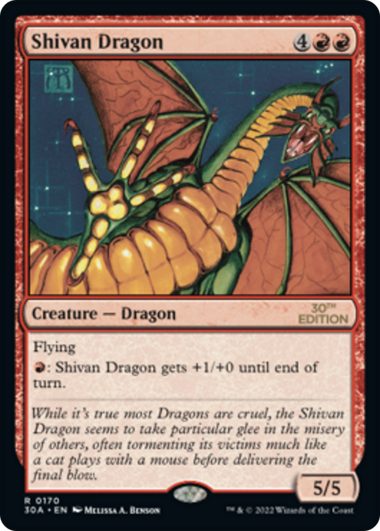 Shivan Dragon [30th Anniversary Edition] - The Mythic Store | 24h Order Processing