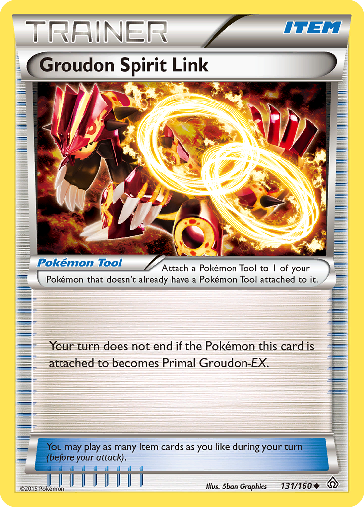 Groudon Spirit Link (131/160) [XY: Primal Clash] - The Mythic Store | 24h Order Processing