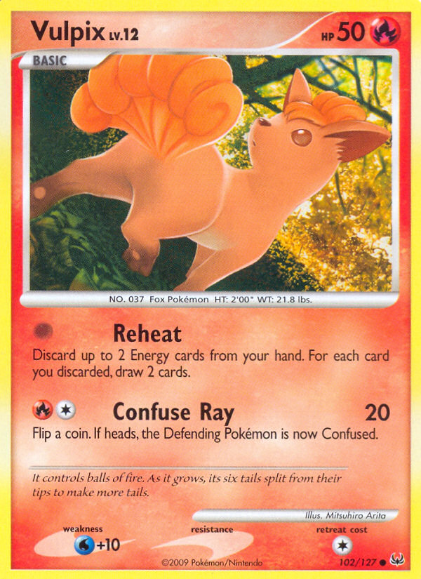 Vulpix (102/127) [Platinum: Base Set] - The Mythic Store | 24h Order Processing